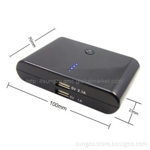 Dual USB 8000MAH portable charger power bank for phone charge